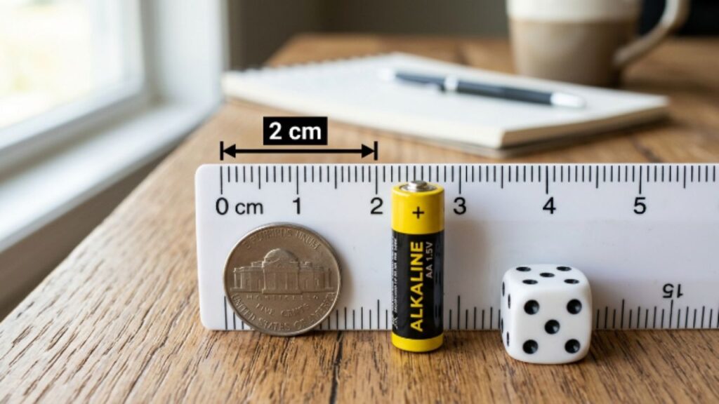 2 cm Look Like in Real Life