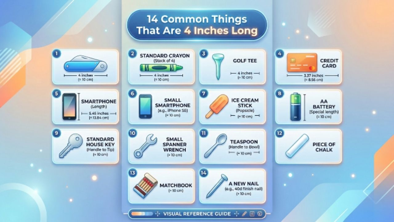 14 Common Things That Are 4 Inches