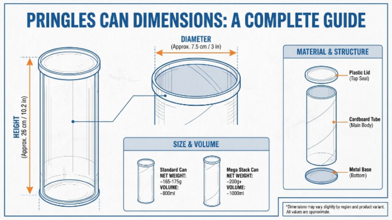 Pringles Can Dimensions: A Complete Guide With Height, Length