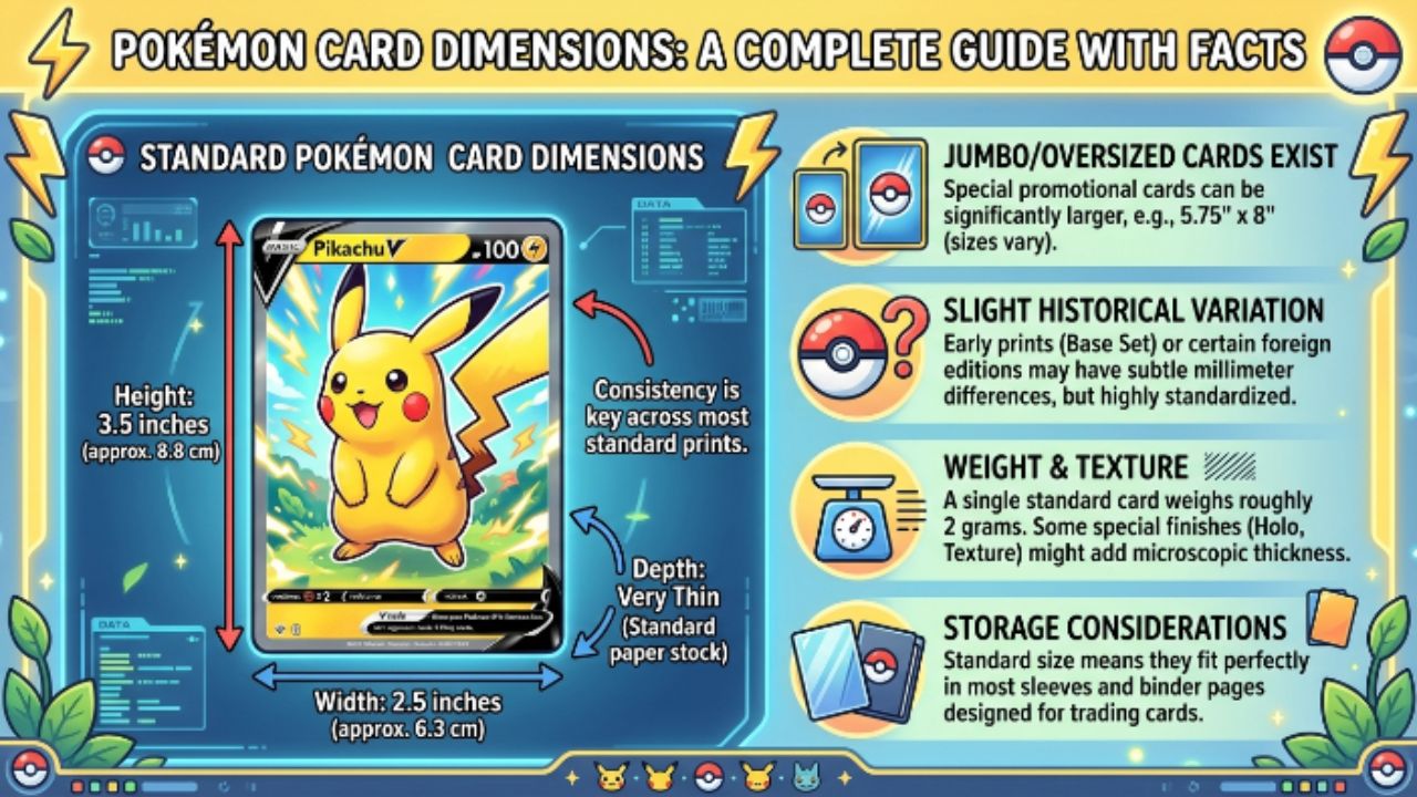 Pokémon Card Dimensions