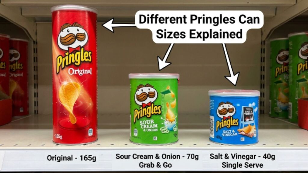 Pringles Can Sizes Explained