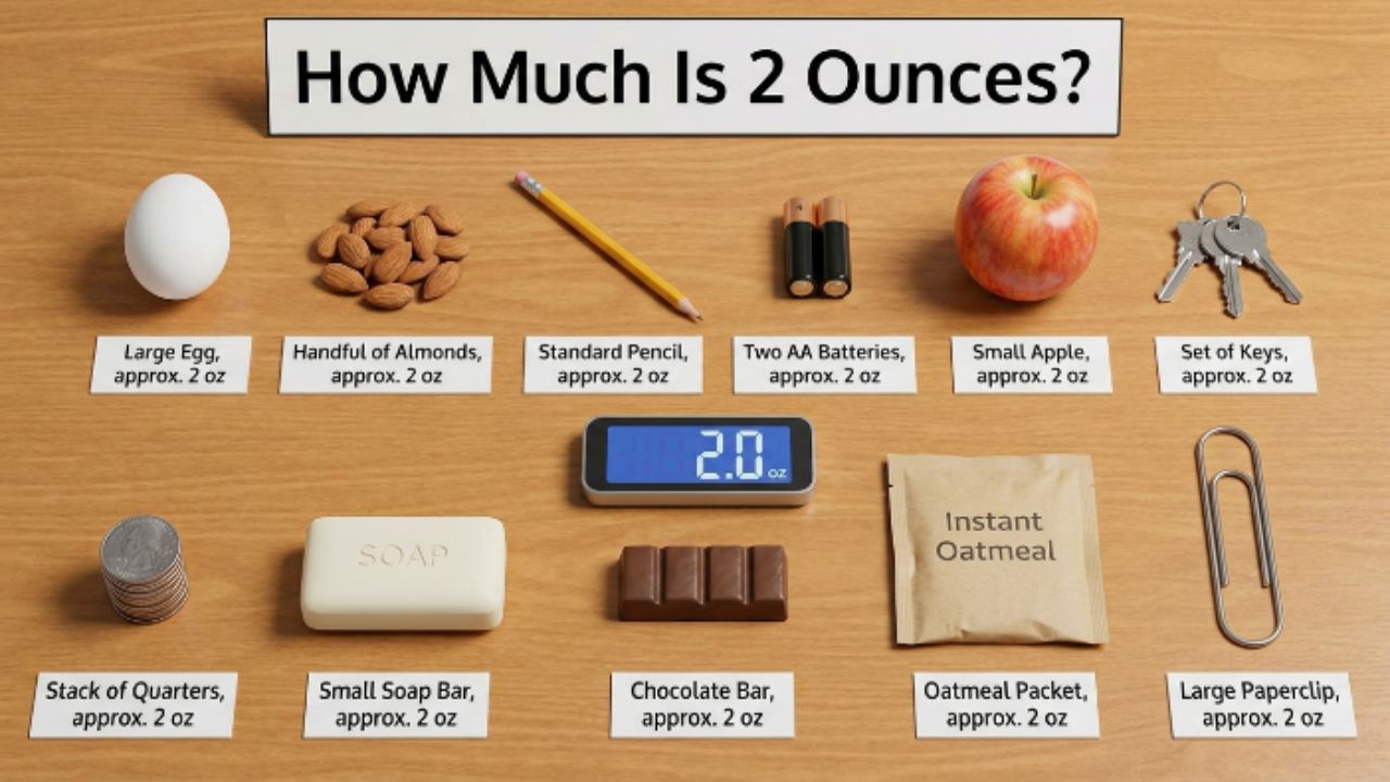 11 Most Common Things That Weigh 2 Ounces