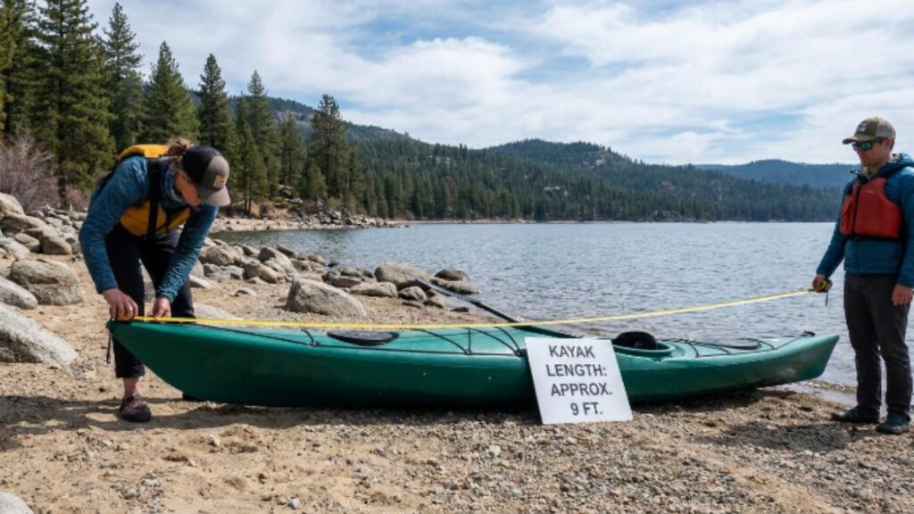 A Kayak Can Be Close to 9 Feet Long