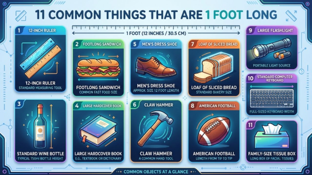 11 Common Things That Are 1 Foot Long
