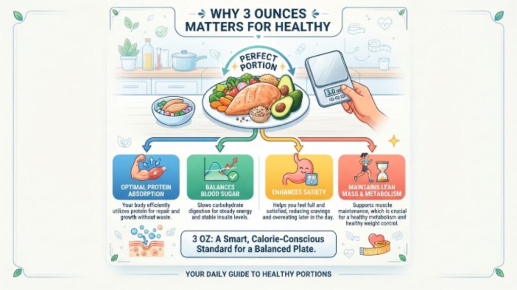 3 Ounces Matters for Healthy Eating