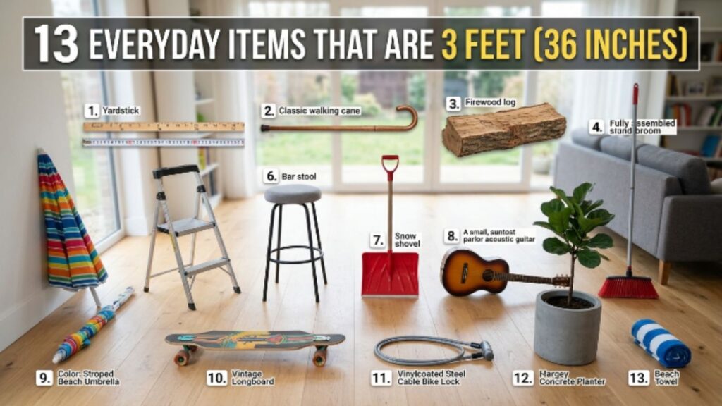 Everyday Items That Are 3 Feet Long Matter
