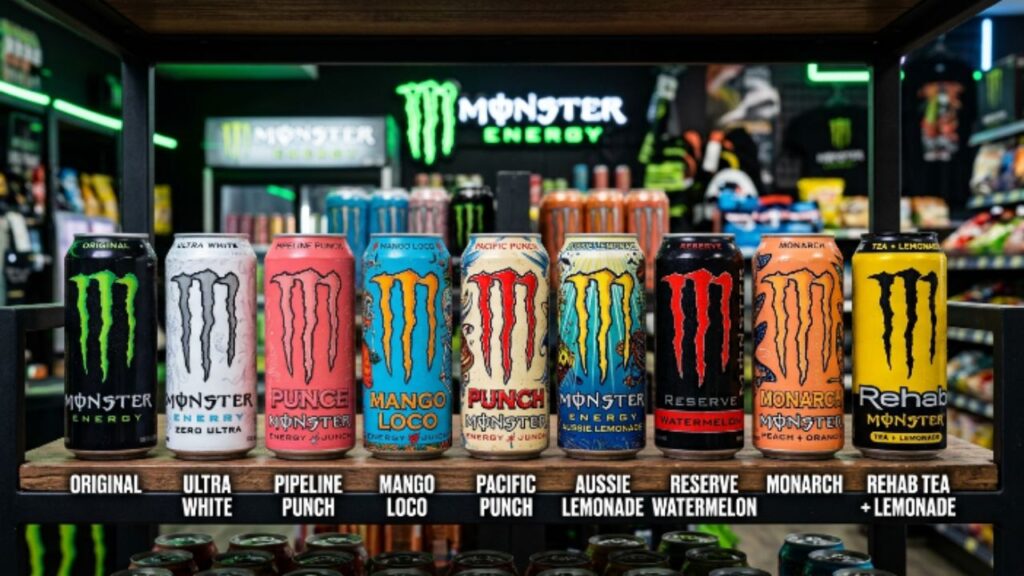 Monster Energy Flavors and Product Variants