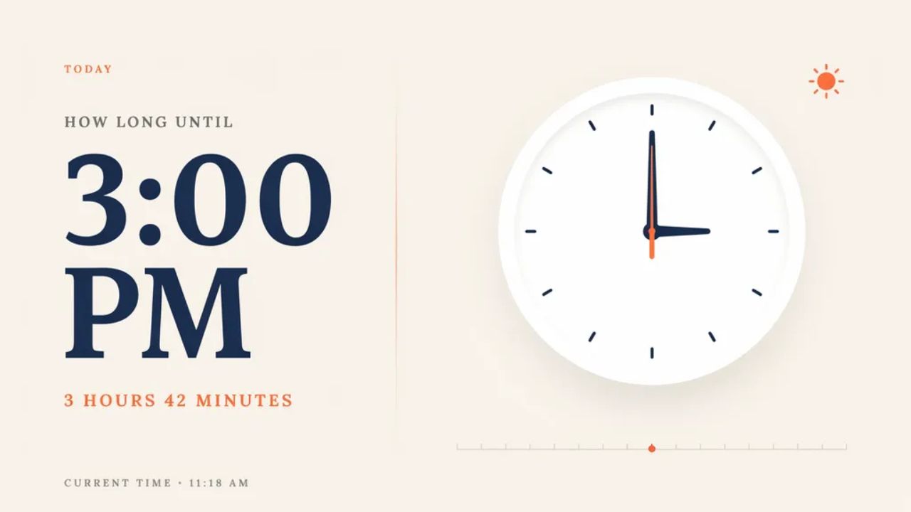 How Long Until 3:00 PM