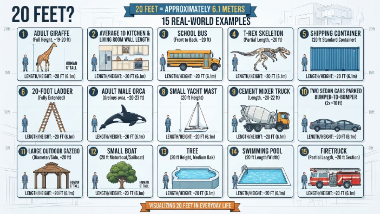 How Long is 20 Feet? 15 Real-World Examples