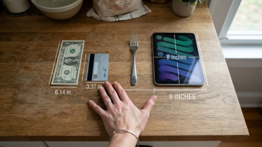 How to Measure 8 Inches Without a Ruler
