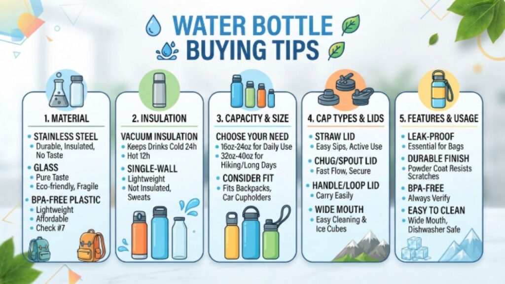 Water Bottle Buying Tips