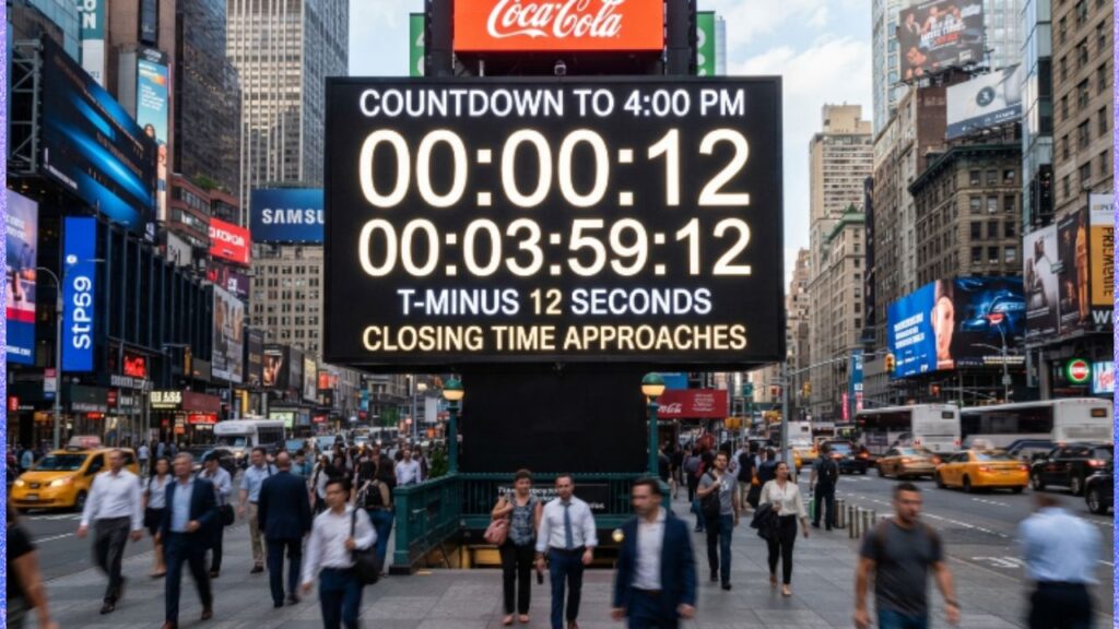 Countdown to 4 PM