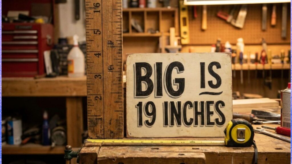 Big Is 19 Inches