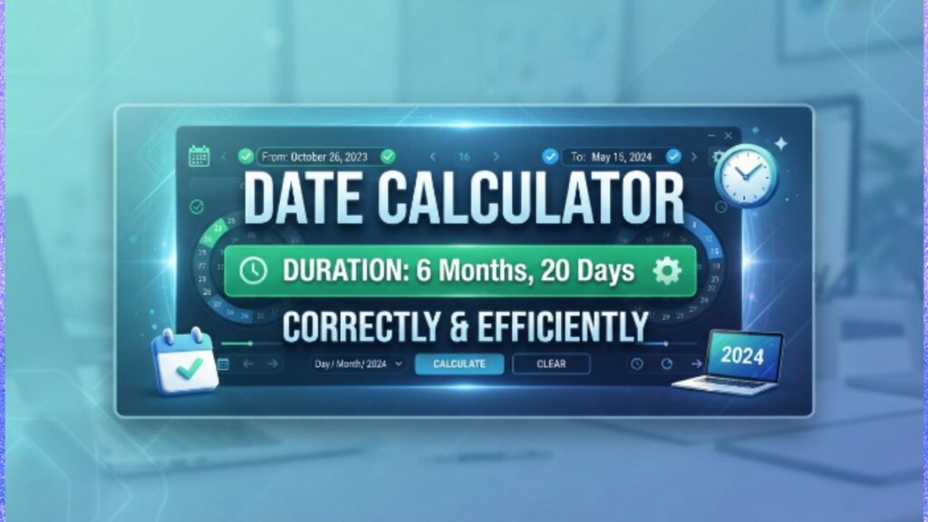 Date Calculator Correctly