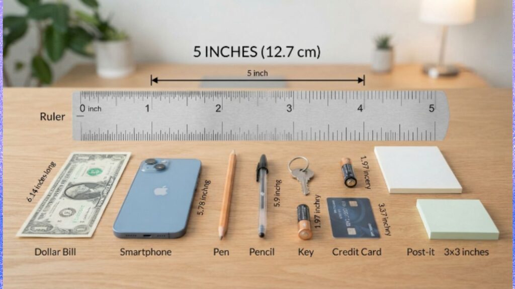 5 Inches Compared With Common Objects