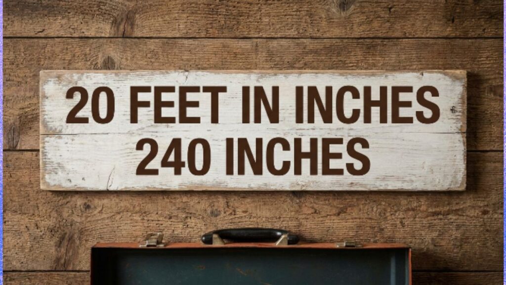 20 Feet in Inches