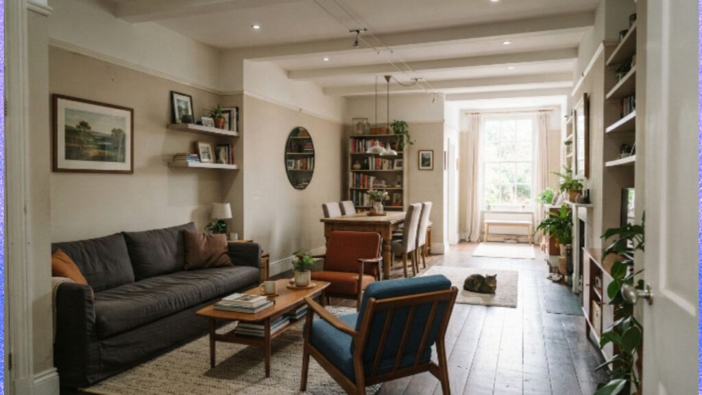 A Long Residential Room