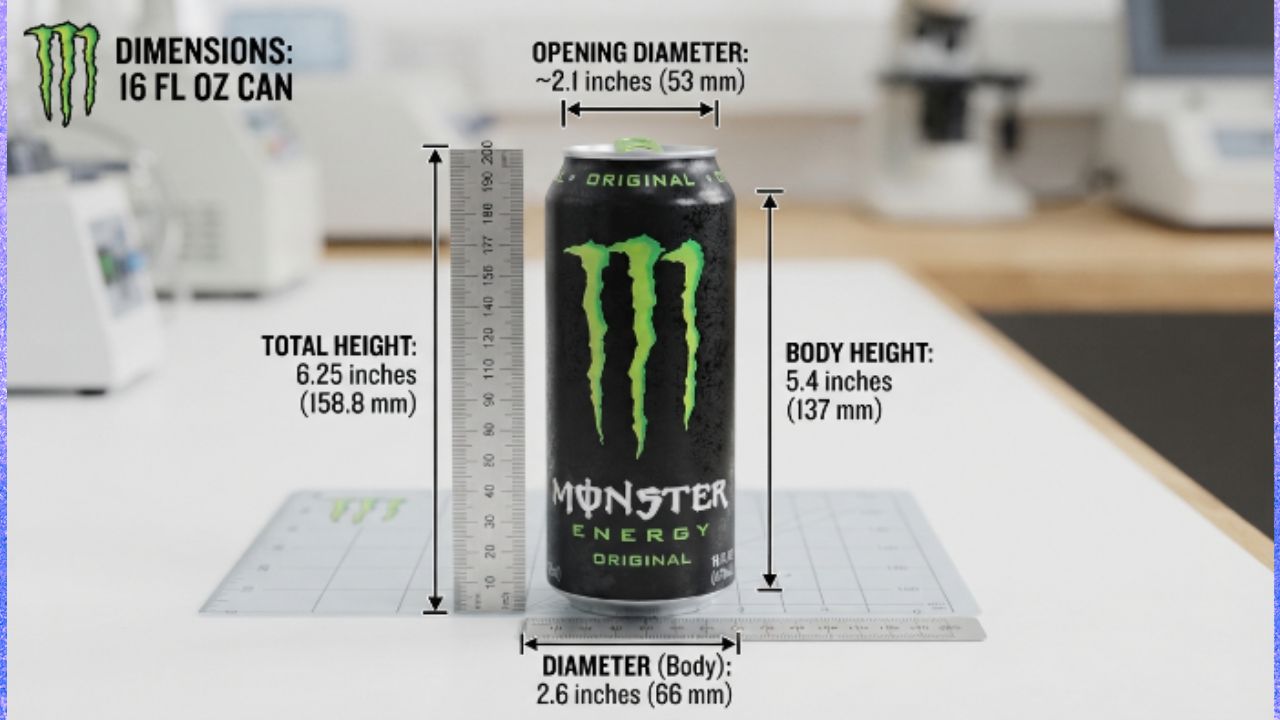 Monster Can Dimensions
