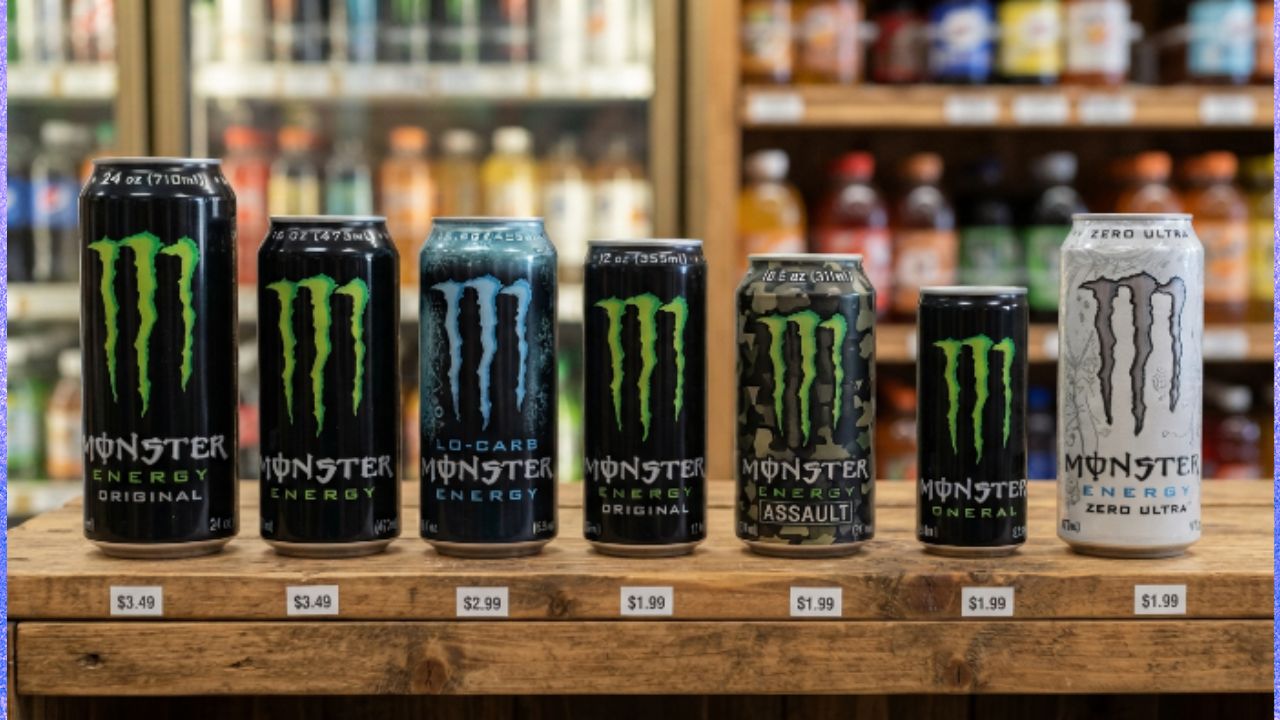 Monster Can Sizes