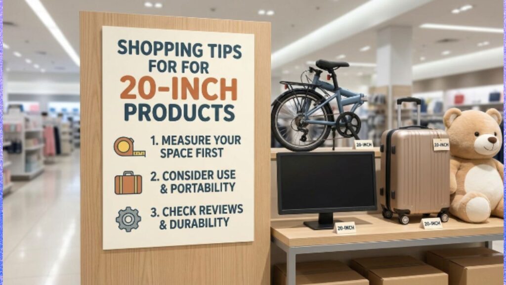 Shopping Tips for 20-Inch Products